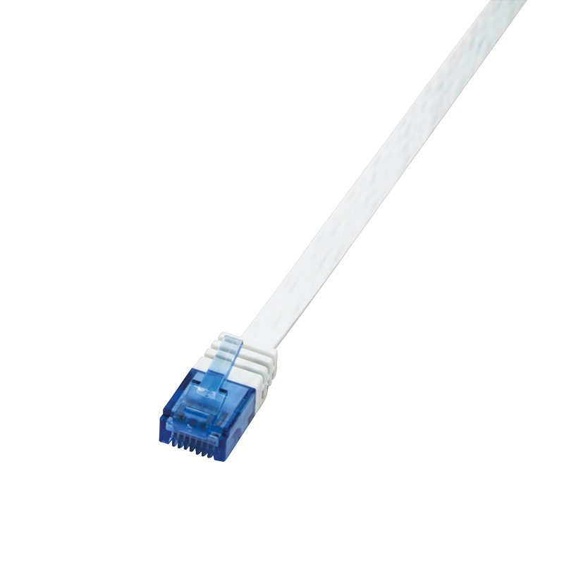 EU Product - Flachpatchkabel RJ45 U/UTP Cat6 3.00m wei� thumbnail
