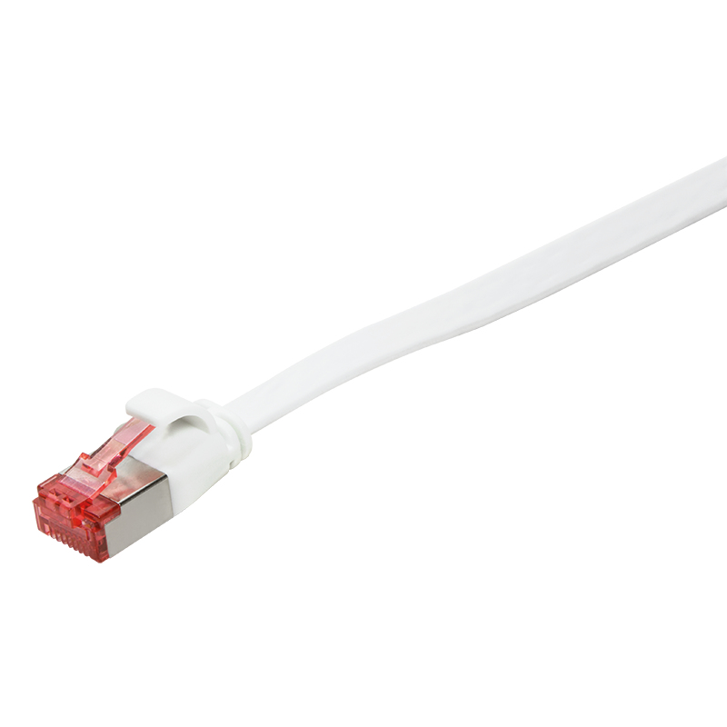 EU Product - Flachpatchkabel RJ45 U/FTP Cat6A 0.50m wei� thumbnail