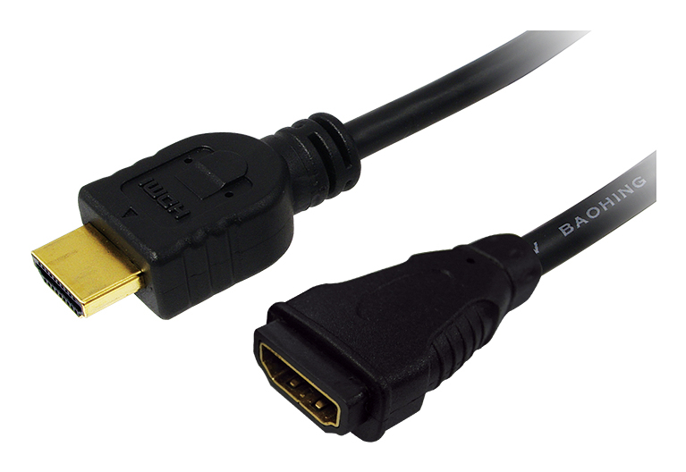 EU Product - HDMI-Kabel Ethernet A -> A St/Bu  2.00m Gold Verl. thumbnail