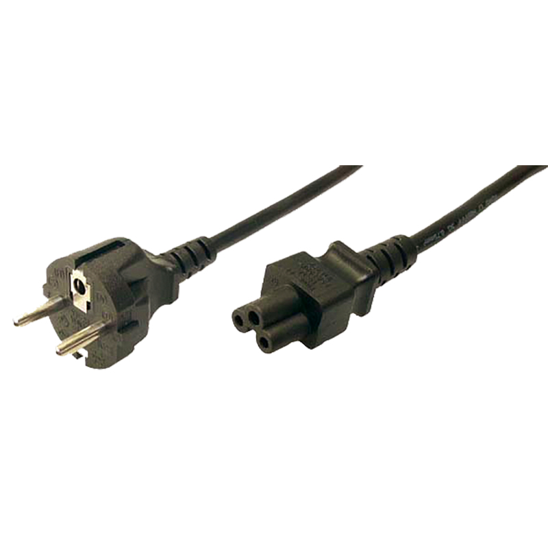 EU Product - Power Cord, CEE7/7 - C5, black, 1.80m thumbnail