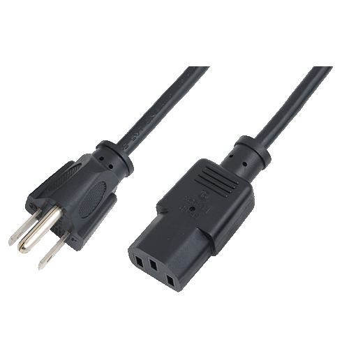 EU Product - Power Cord, USA YP-12 / YC-14, black,  1,80m thumbnail