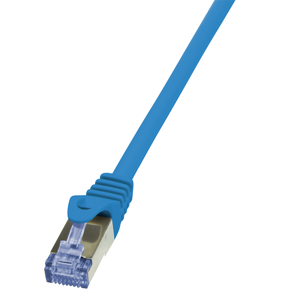 EU Product - Patchkabel CAT6A  S/FTP AWG26 PIMF  0,50m blau thumbnail