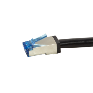 EU Product - Outdoor PE Patchkabel CAT.6A S/FTP, schwarz, 10,0m thumbnail