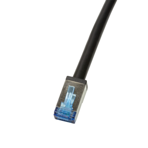 EU Product - Outdoor PE Patchkabel CAT.6A S/FTP, schwarz, 20,0m thumbnail