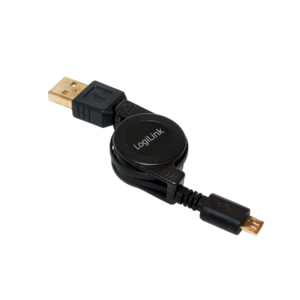 EU Product - USB Kabel A -> micro B St/St retractable - Cable - Digital thumbnail