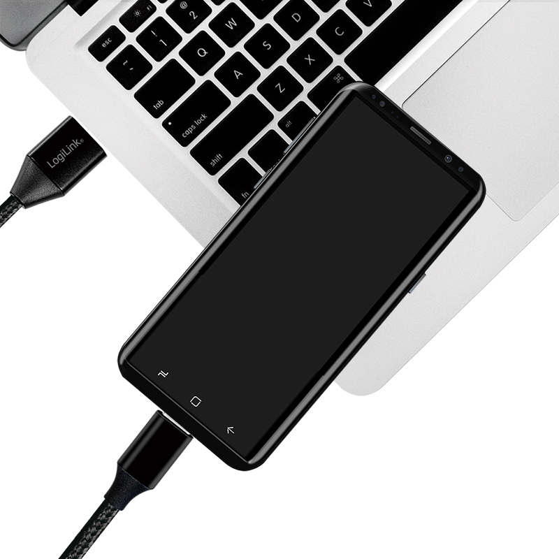 EU Product - USB-Stecker USB 2.0 zu USB-C 0,3m thumbnail