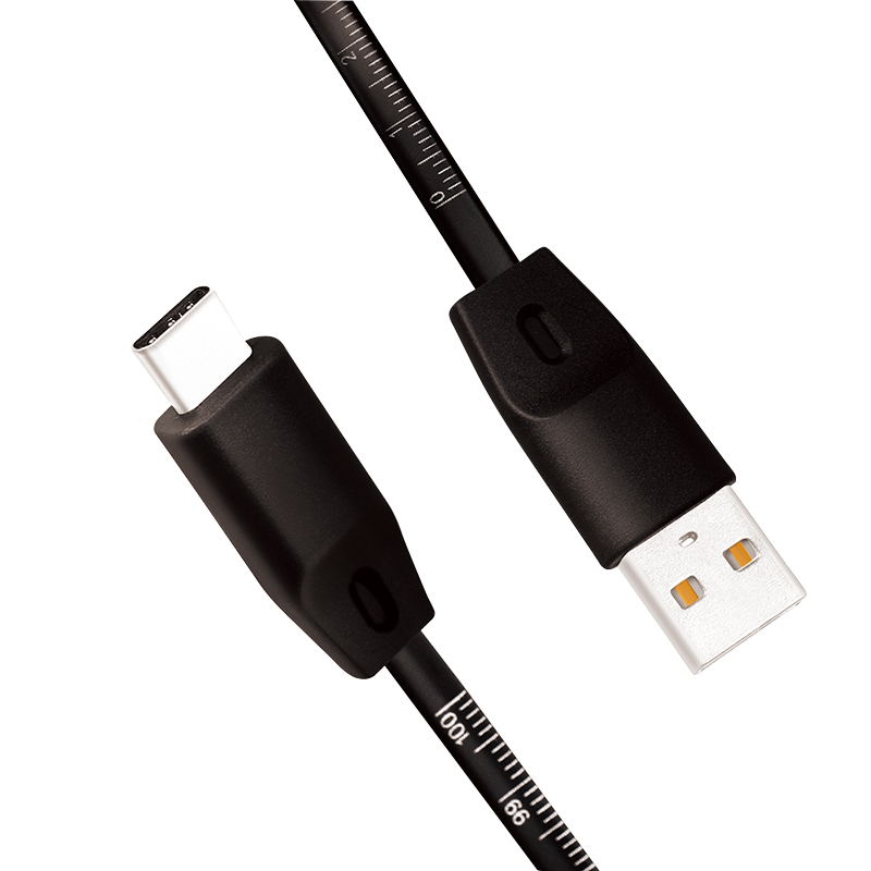 EU Product - USB 2.0 Kabel zu USB-C Stecker, schwarz, 1,0m thumbnail