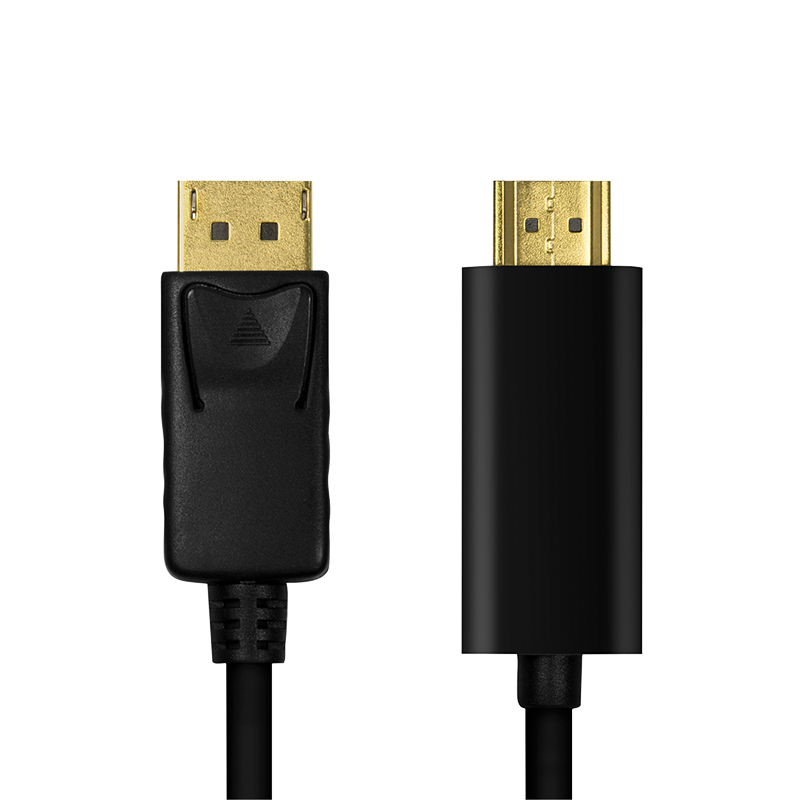 EU Product - DisplayPort-Kabel DP 1.2 zu HDMI 1.4 2m black thumbnail
