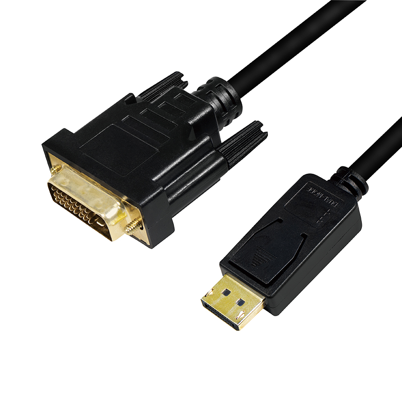 EU Product - DisplayPort-Kabel DP 1.2 zu DVI 1.2 3,0m schwarz thumbnail