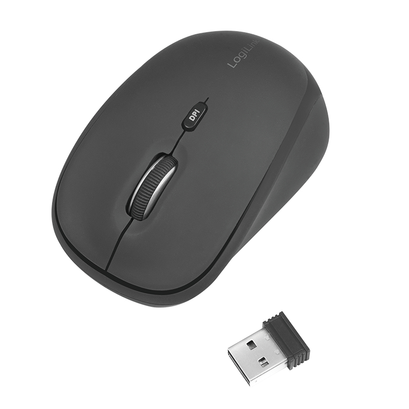 EU Product - Maus Funk 2,4 GHz 3-Button, schwarz thumbnail