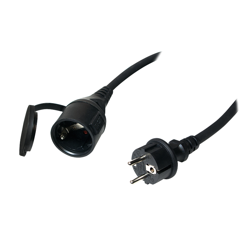EU Product - Strom-Verl�ngerungskabel 5m schwarz thumbnail