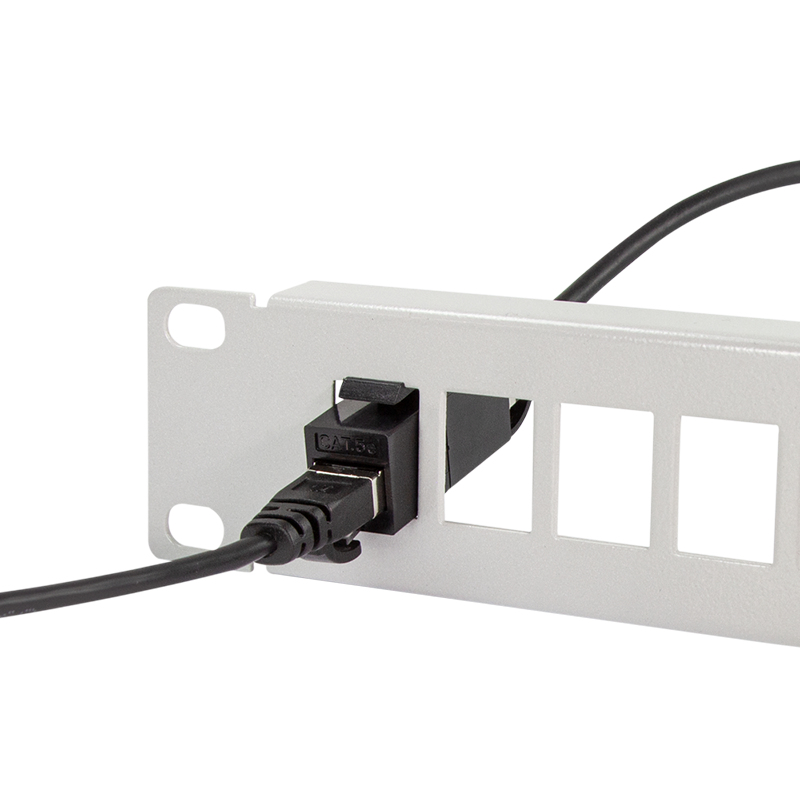 EU Product - Keystone Kupplung 2X RJ45 UTP     , Cat.5e, schwarz thumbnail