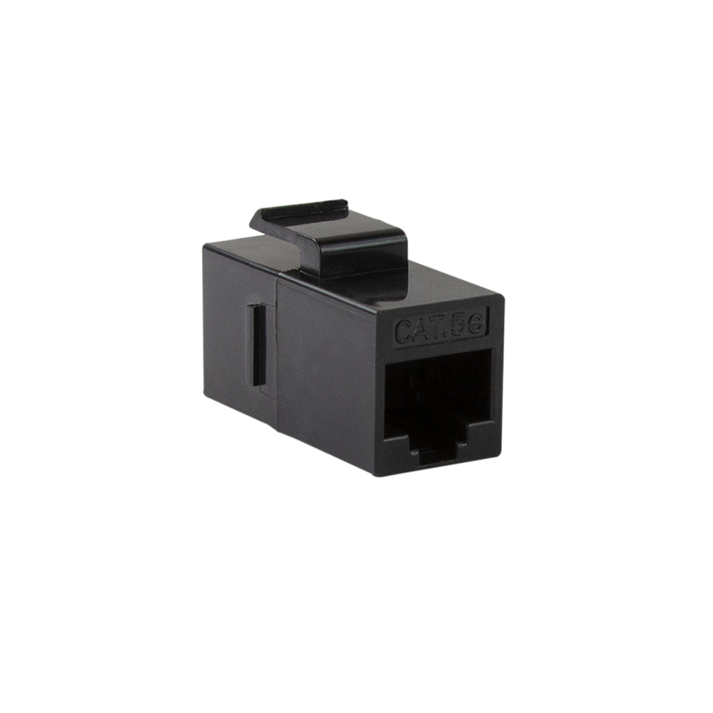 EU Product - Keystone Kupplung 2X RJ45 UTP     , Cat.5e, schwarz thumbnail