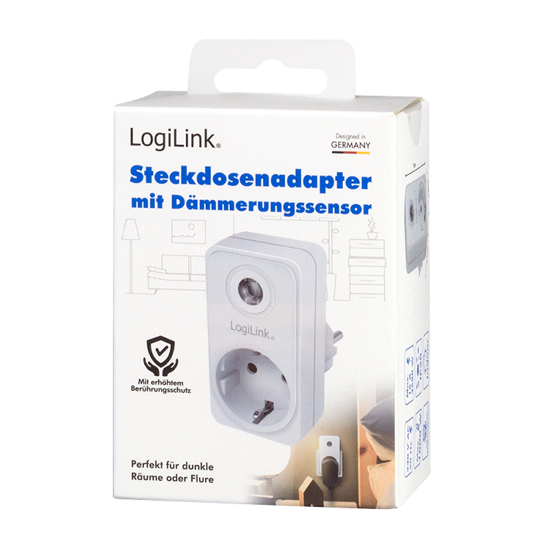 EU Product - Steckdosenadapter mit D�mmerungssensor, 1xCEE 7/3 thumbnail