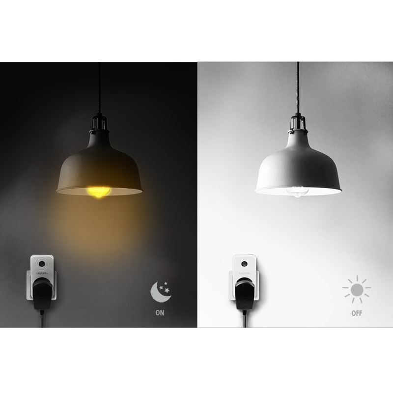 EU Product - Steckdosenadapter mit D�mmerungssensor, 1xCEE 7/3 thumbnail