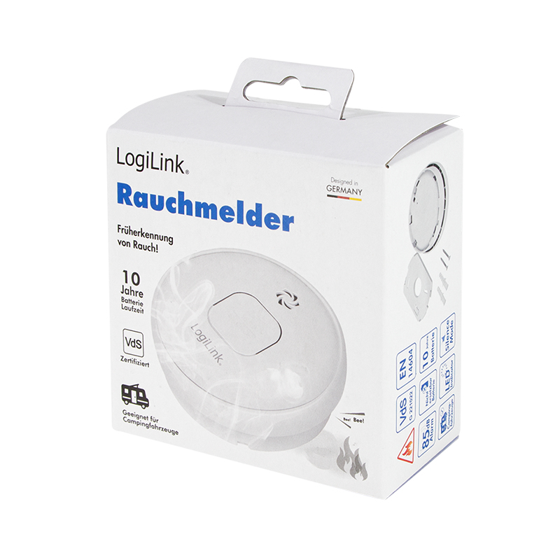 EU Product - Rauchmelder mit VdS-Zulassung, 10 Jahre Batterie thumbnail