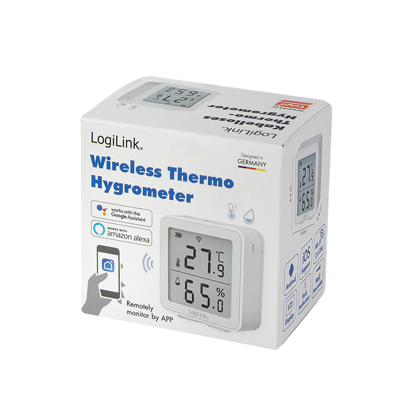 EU Product - Wi-Fi Smart Thermo-Hygrometer, Tuya kompatibel thumbnail
