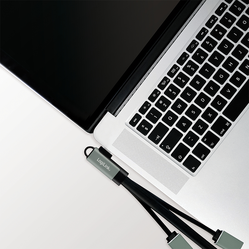 EU Product - USB-HUB 3-Port,2xUSB2.0AF + 1xUSB3.0AF,gewink.Steck thumbnail