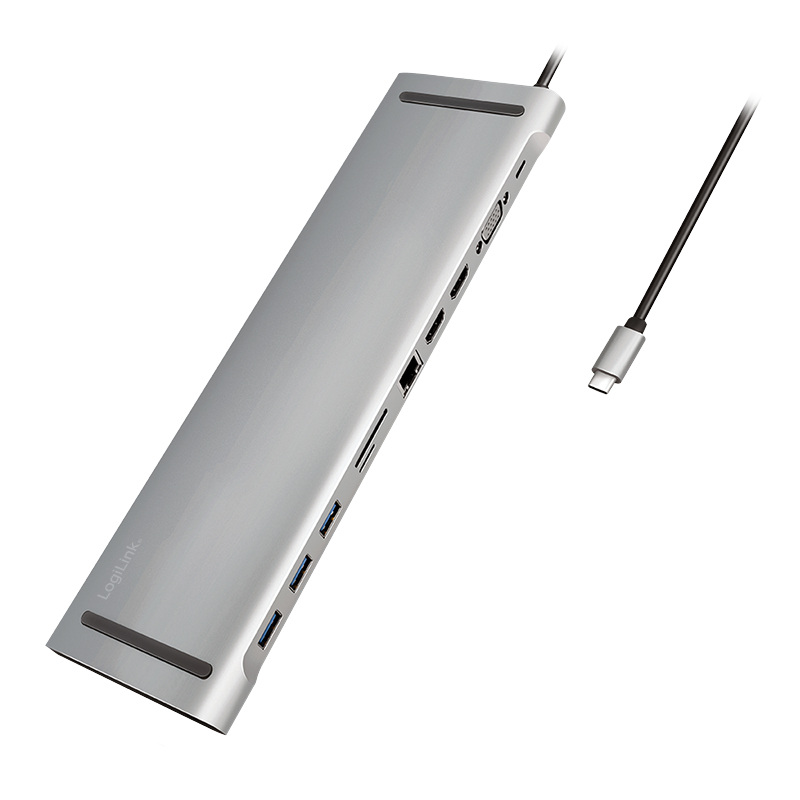 EU Product - Dockingstation USB 3.2, 2x HDMI 11-Port, PD5, schw. thumbnail