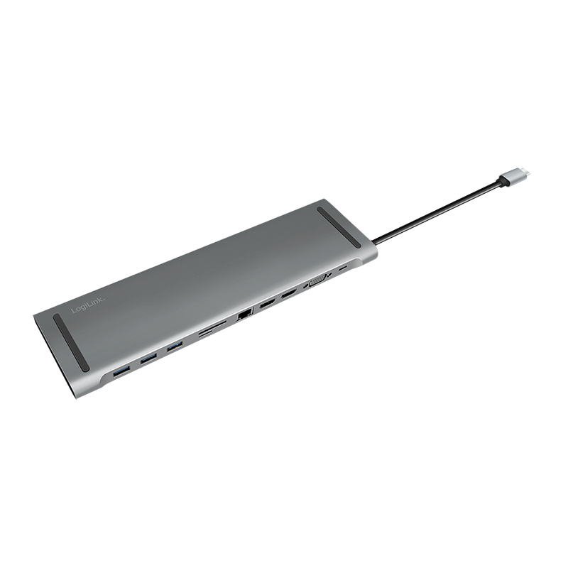EU Product - Dockingstation USB 3.2, 2x HDMI 11-Port, PD5, schw. thumbnail