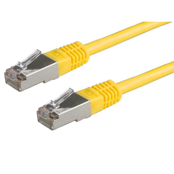 S/FTP (PIMF) Shielded Twisted pair Cable,  Cat.6, 0.5 m Length, Yellow - 21991322 thumbnail