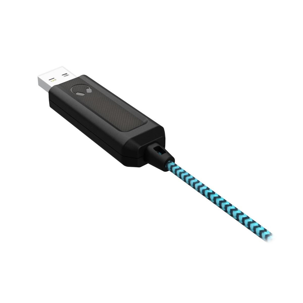 Gumdrop Cases DropTech B2 Headset Wired Head-band Calls/Music USB Type-A Black, Blue thumbnail