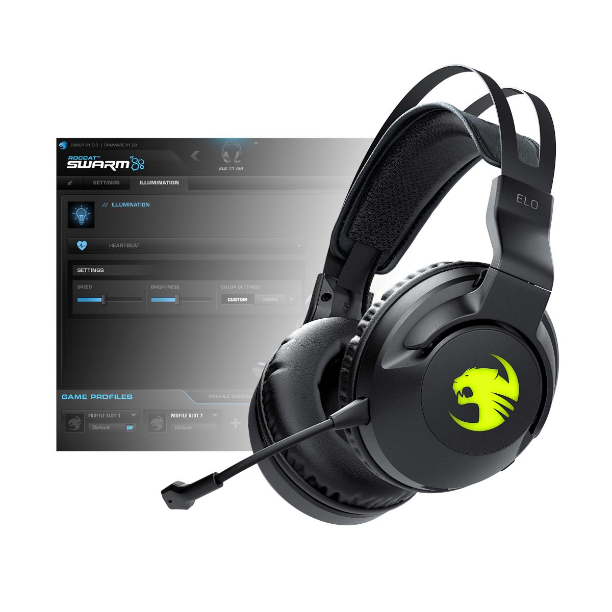 EU Product - Gaming Headset - Over-ear - Elo 7.1 - Stereo thumbnail