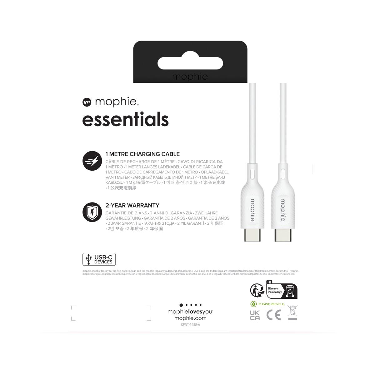 USB-C TO C 1M WHITE thumbnail