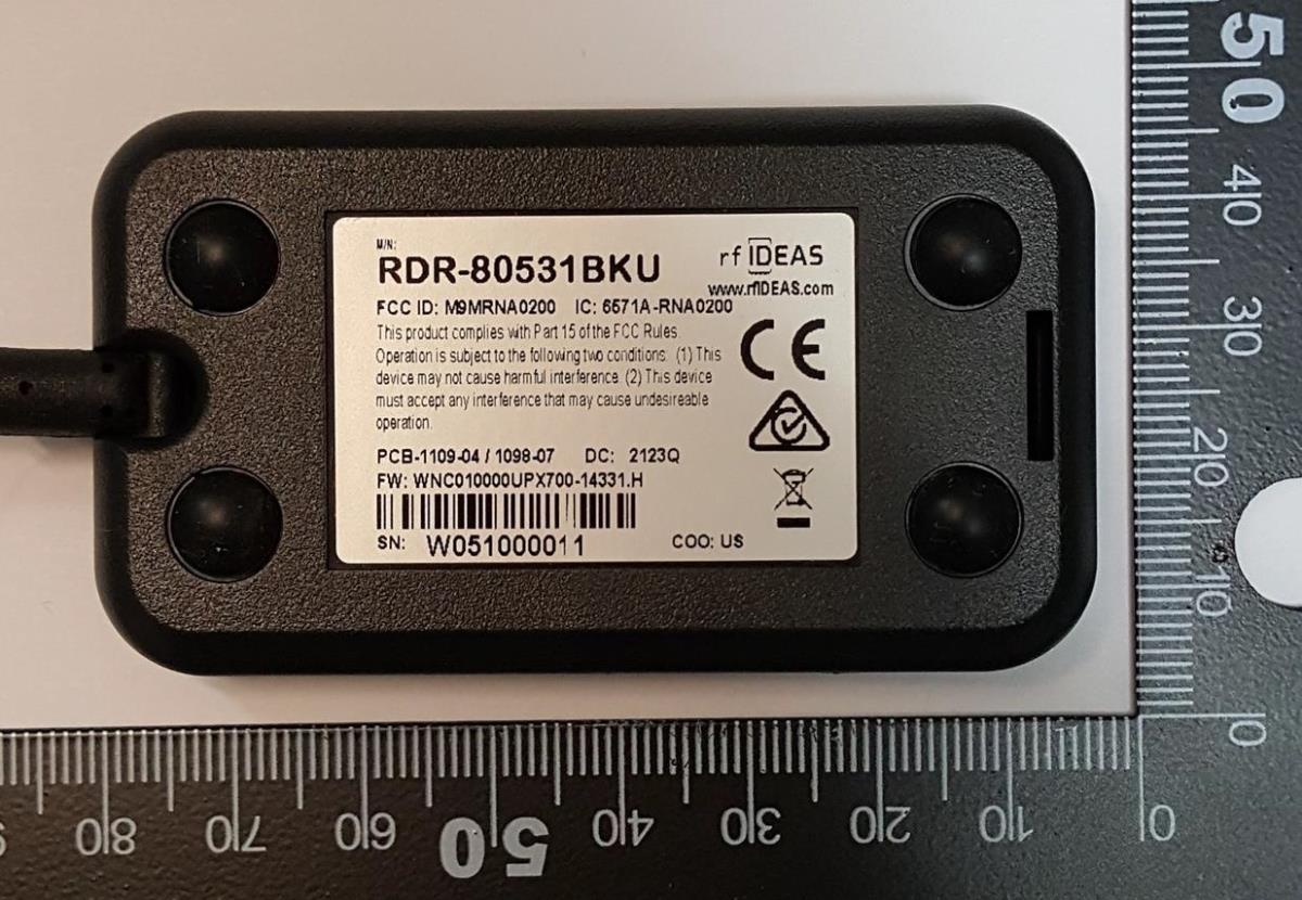 WAVE ID Plus Mini Keystroke Black USB Reader thumbnail