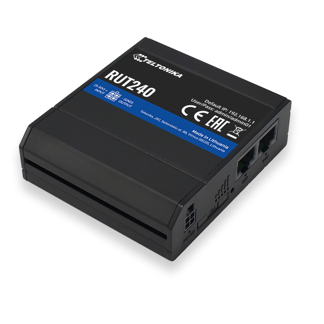 EU Product - Teltonika RUT240 wireless router Fast Ethernet Single-band (2.4 GHz) 4G Black thumbnail