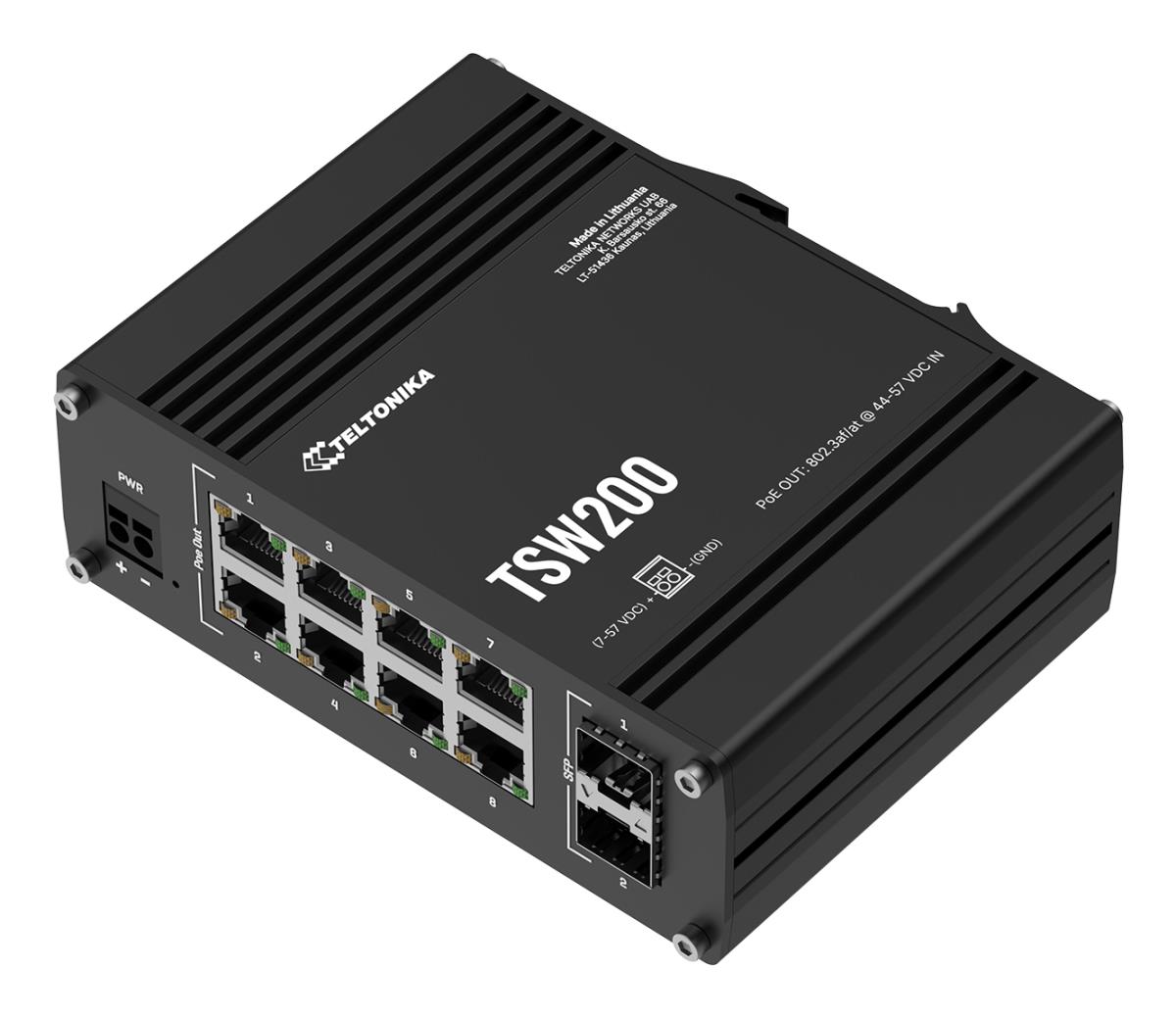 NETWORKS TSW200 PoE+ switch x8 thumbnail