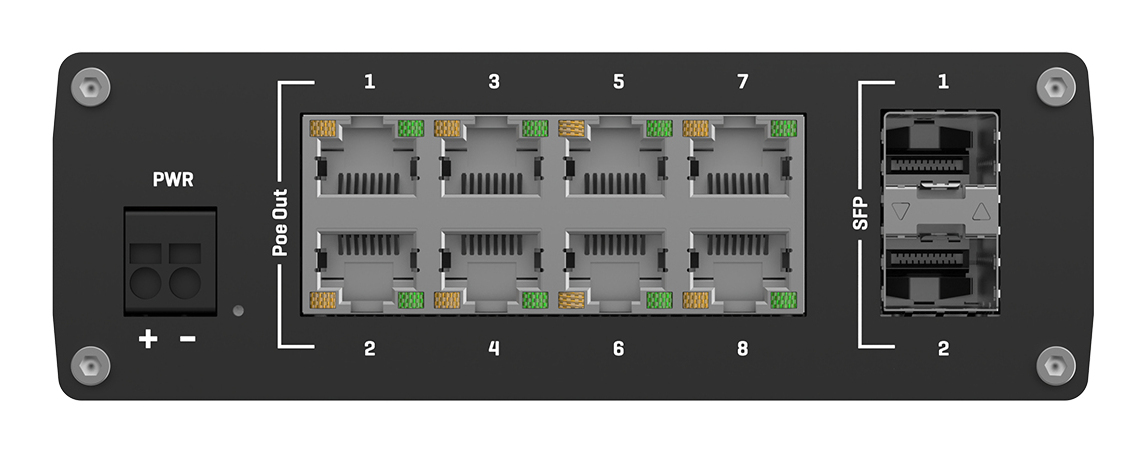 NETWORKS TSW200 PoE+ switch x8 thumbnail