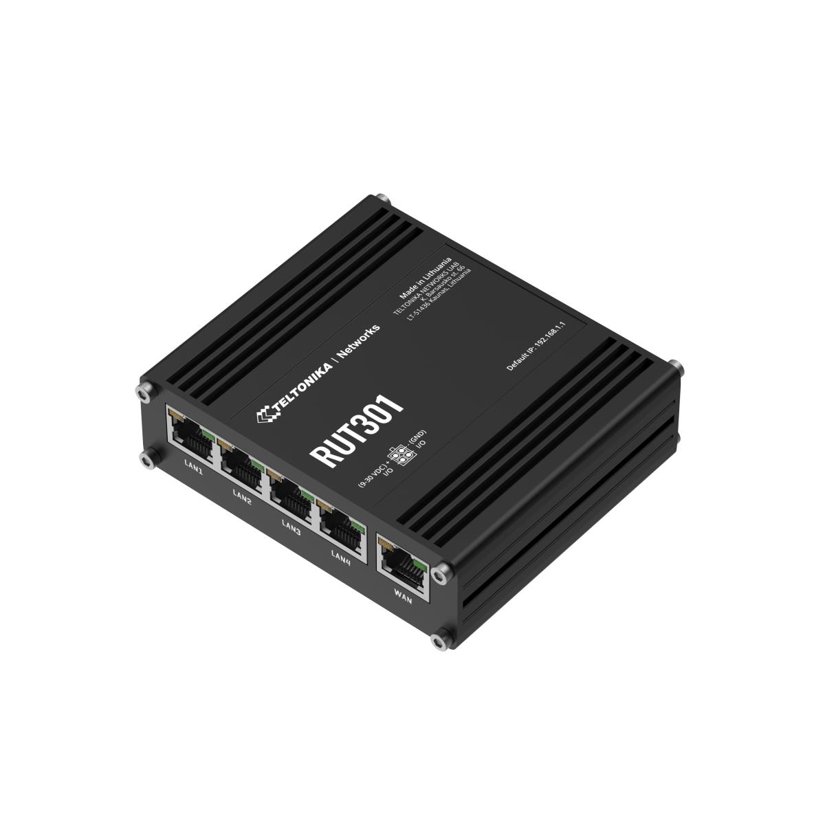 EU Product - RUT301 Ethernet Router - Router - 0.1 Gbps thumbnail
