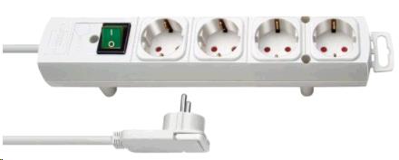 EU Product - Steckdosenl. Comfort-Line  4x 2m Flachstecker thumbnail