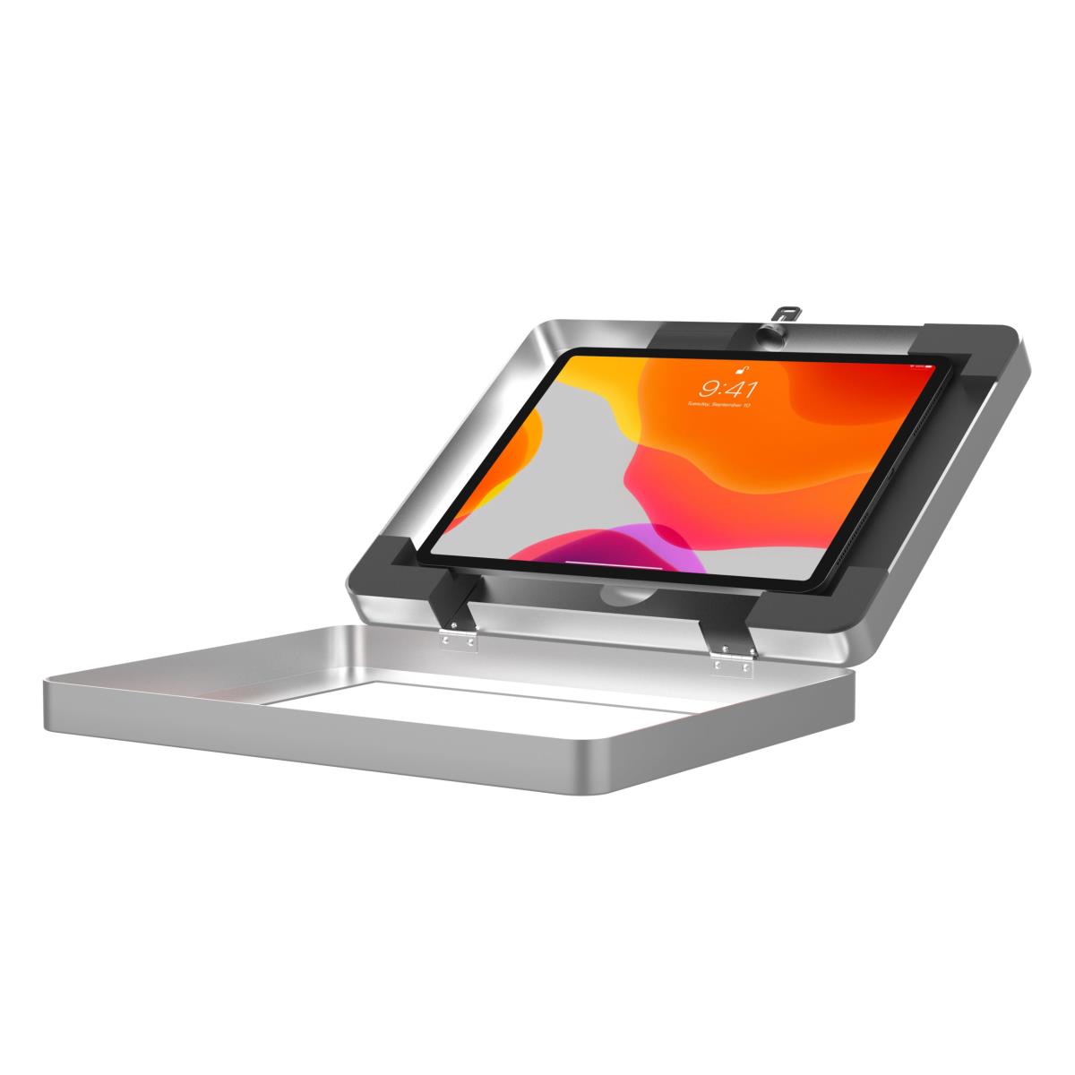 Curved Stand Wall Mount With Paragon Enclosures (silver) thumbnail