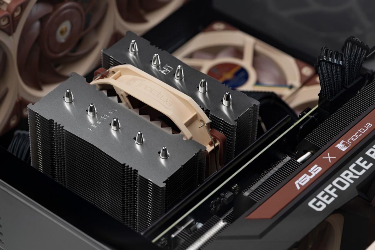 EU Product - khler NH-D12L LGA1851/1700/1200/115x/Amd - Processor cooler - 22.6 dB thumbnail