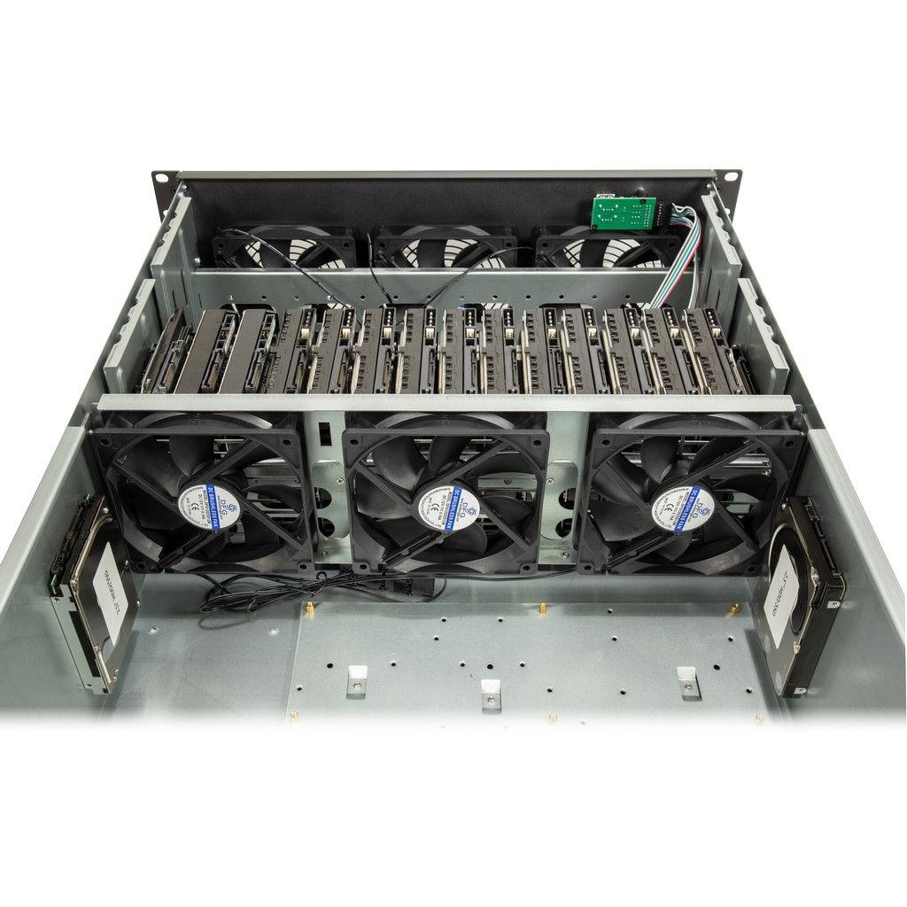 EU Product - Mining-Rack 4F28 4HE 6 x 120mm L�fter 2X2.0 USB retail thumbnail