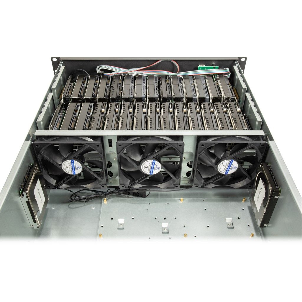 EU Product - Mining-Rack 4F28 4HE 6 x 120mm L�fter 2X2.0 USB retail thumbnail