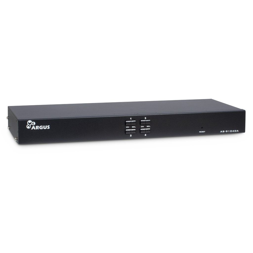 EU Product - KVM-Switch AS-9104DA RackmountDVI,4xDVI/USB/Audio retail thumbnail