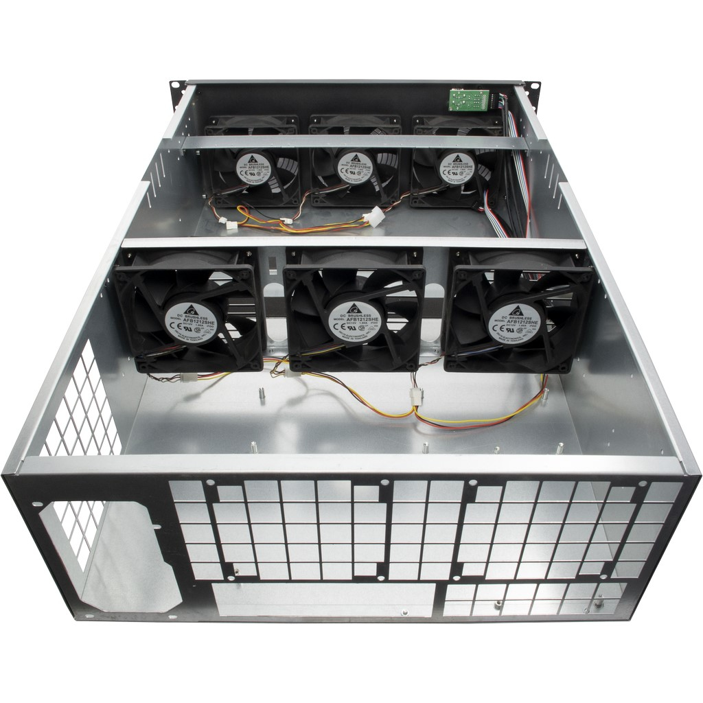 EU Product - Mining-Rack 4W2 4HE 6 x 120 mm L�fter thumbnail