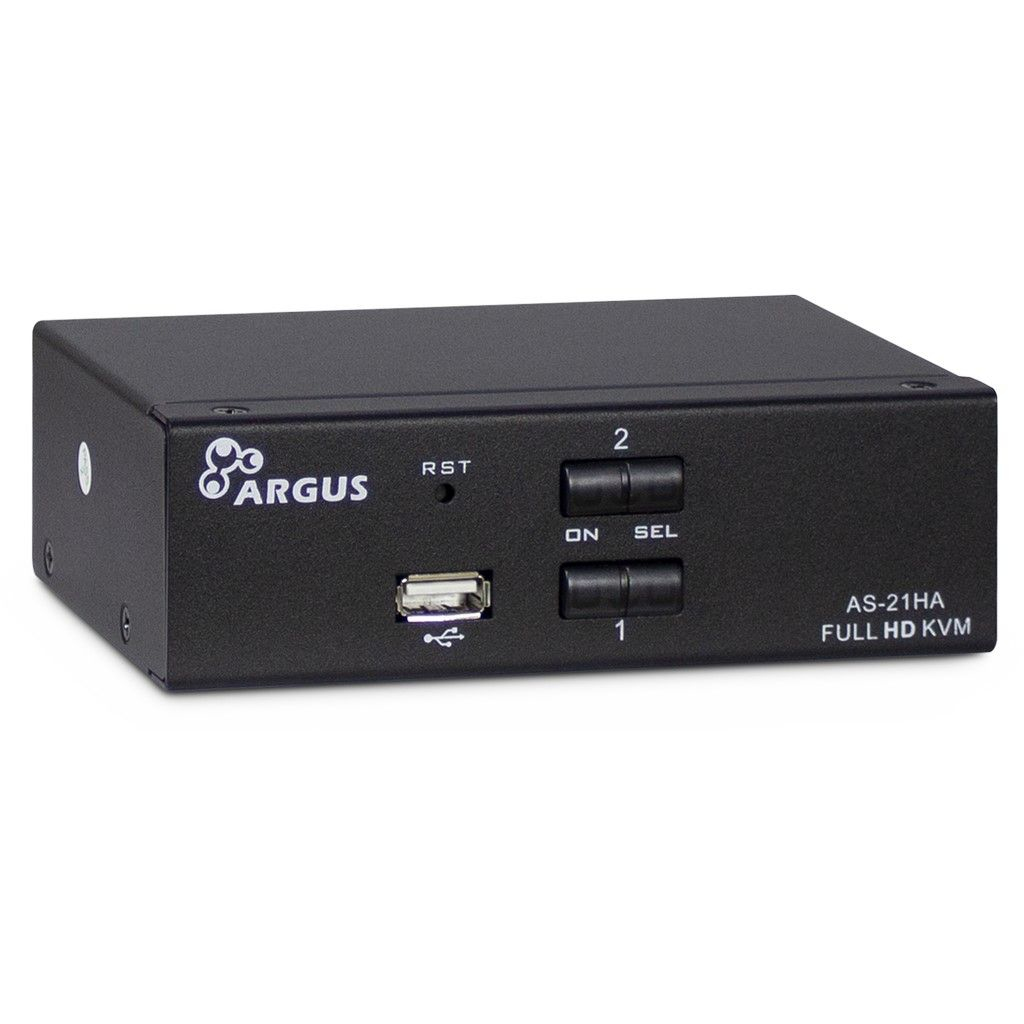 EU Product - KVM Switch AS-21HA HDMI, 2 Port, Metall thumbnail