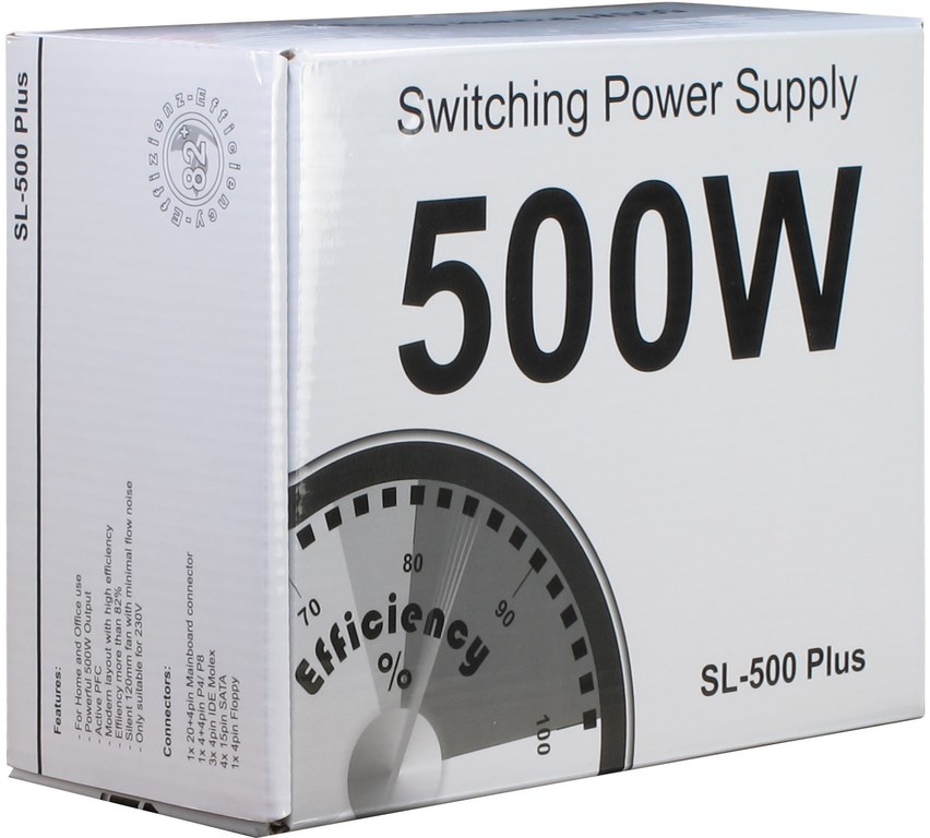 EU Product - 500W Inter-Tech SL-500 Plus ATX thumbnail