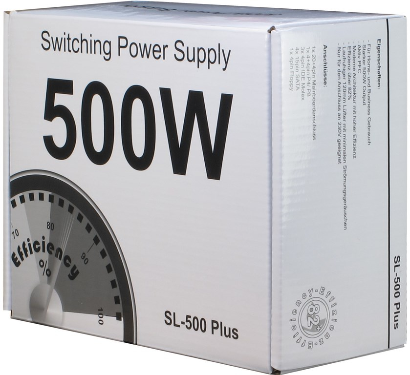EU Product - 500W Inter-Tech SL-500 Plus ATX thumbnail