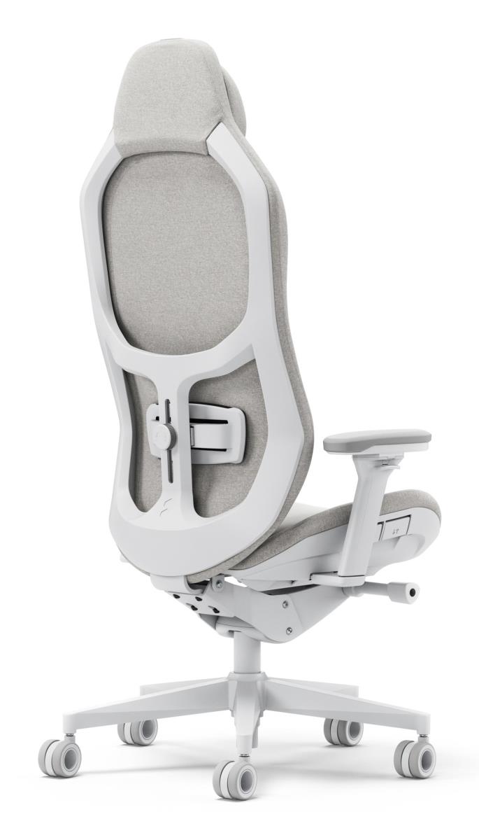 Fractal Design Refine PC gaming chair Padded seat White thumbnail