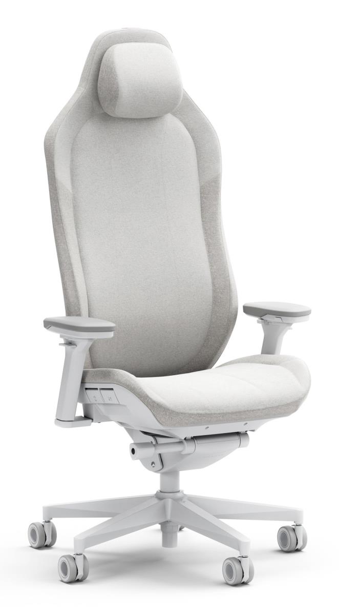 Fractal Design Refine PC gaming chair Padded seat White thumbnail