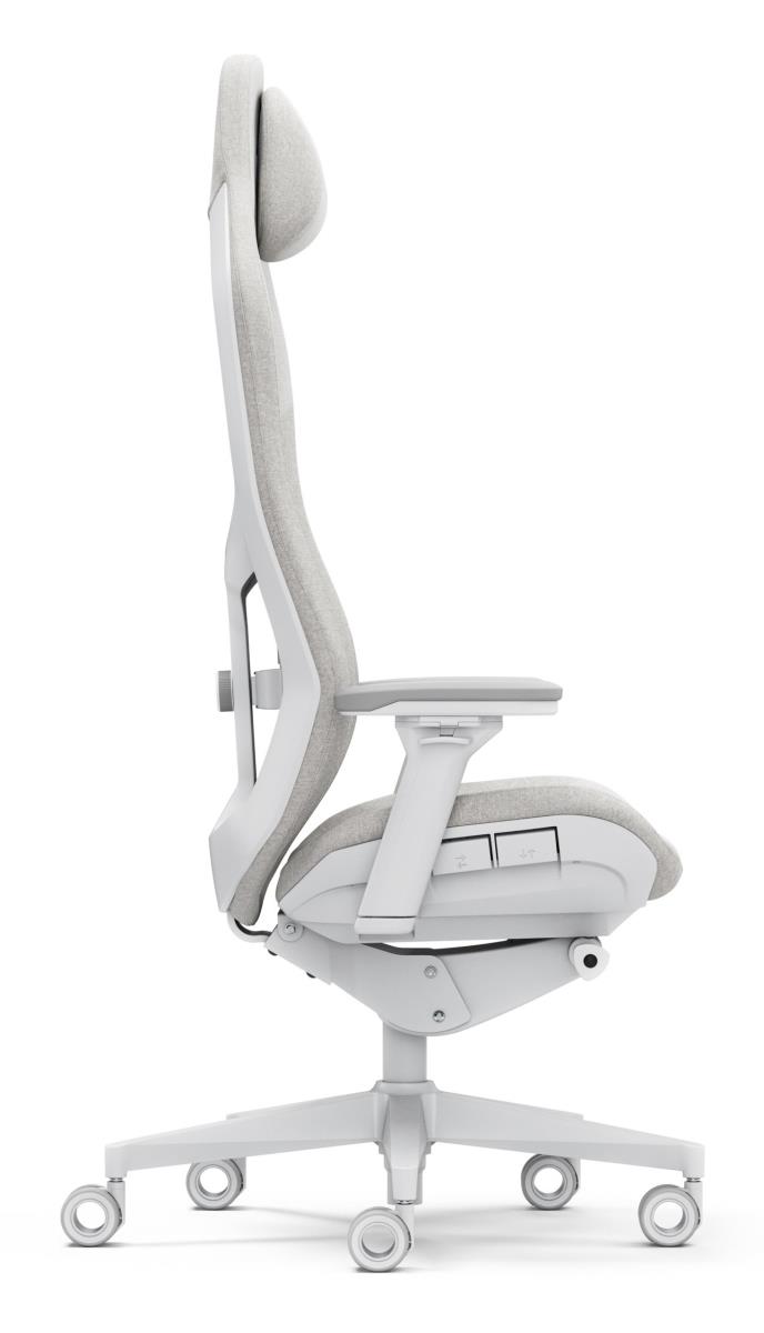 Fractal Design Refine PC gaming chair Padded seat White thumbnail