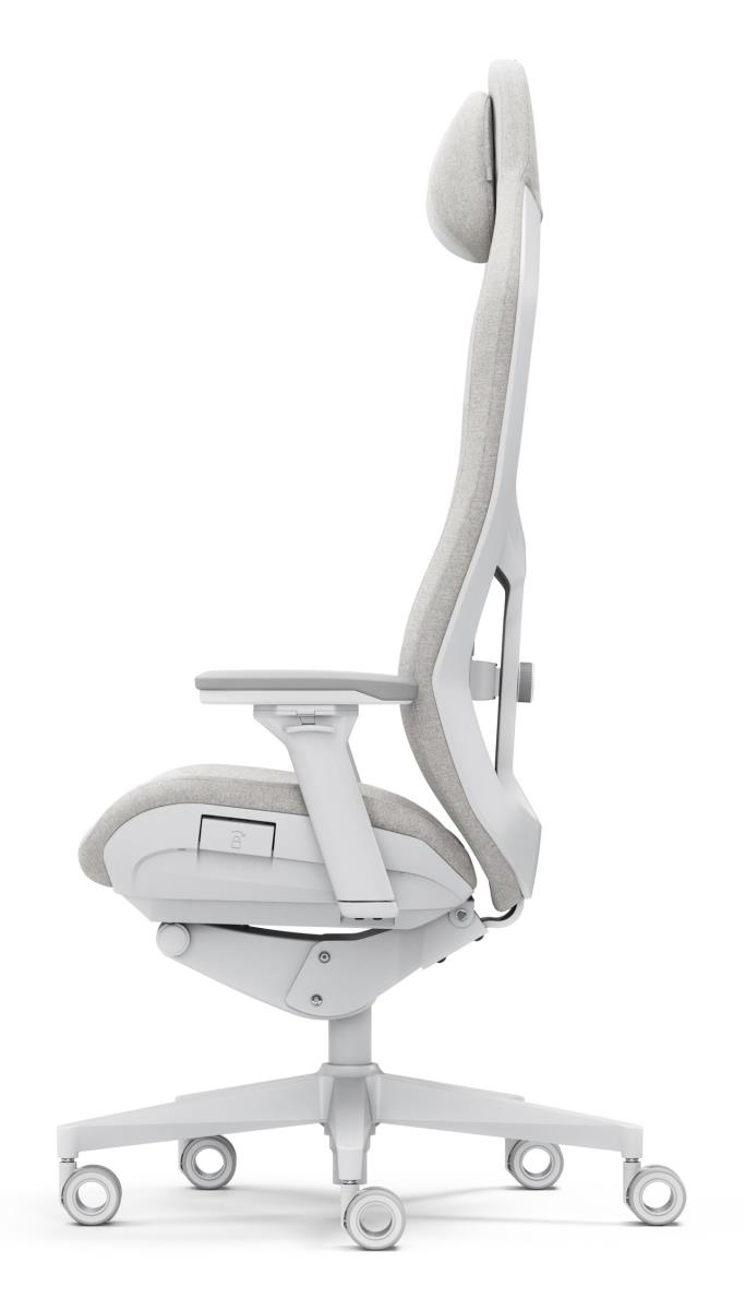 Fractal Design Refine PC gaming chair Padded seat White thumbnail