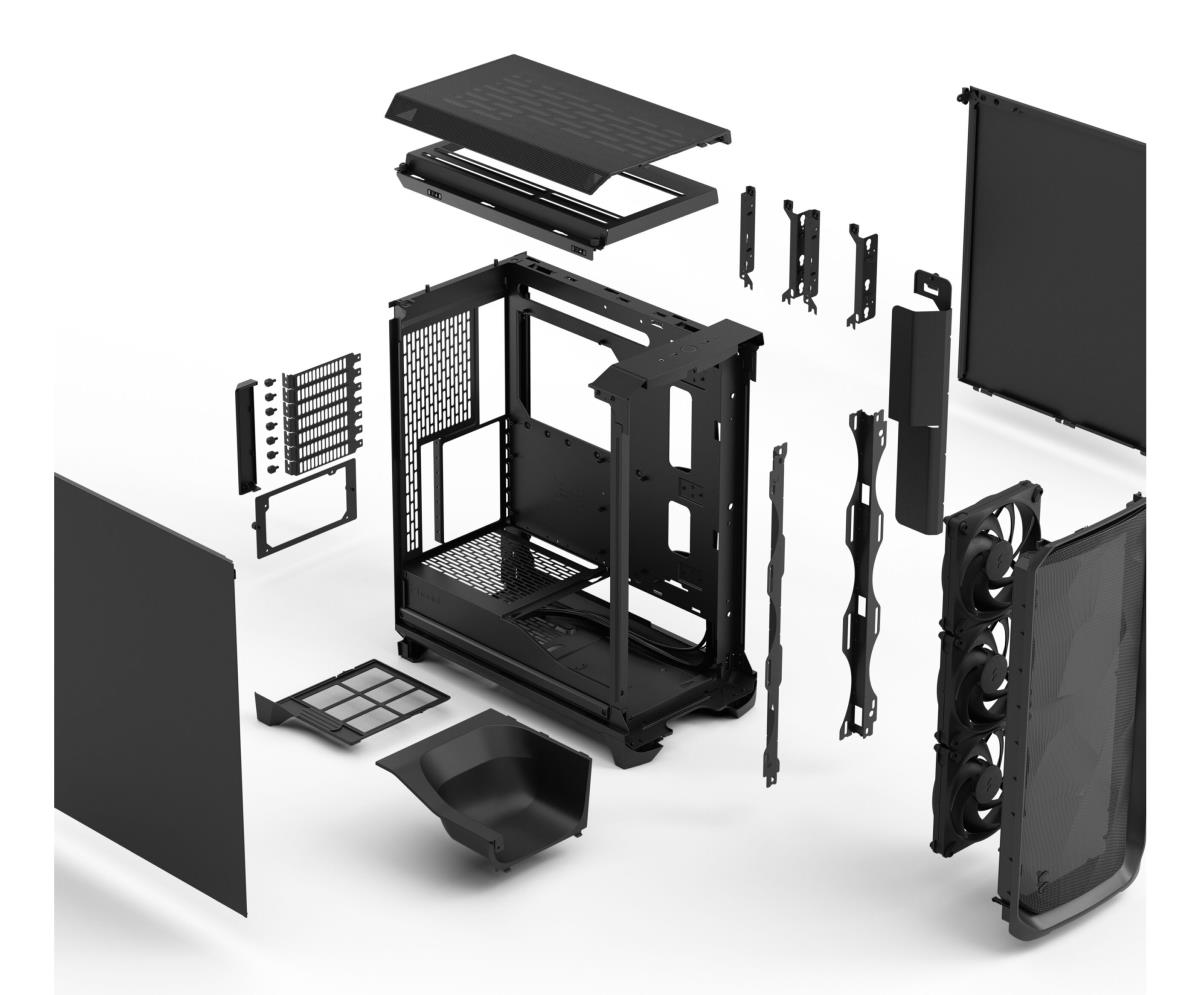 FRACTAL MESHIFY 3 BLACK SOLID CASE thumbnail