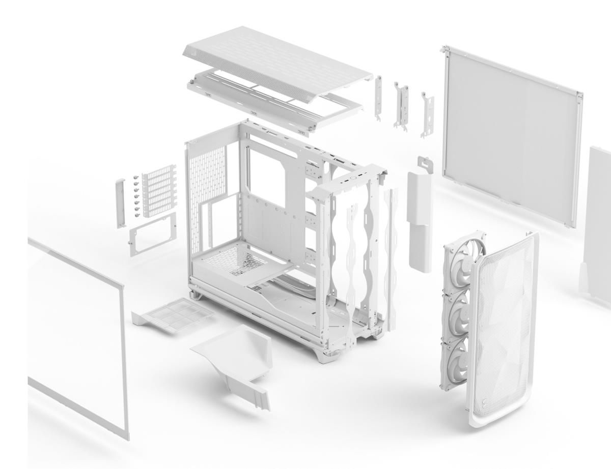 FRACTAL MESHIFY 3 XL WHITE CASE thumbnail