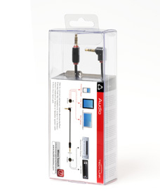 Right Angled 3.5mm Stereo cable 50cm thumbnail